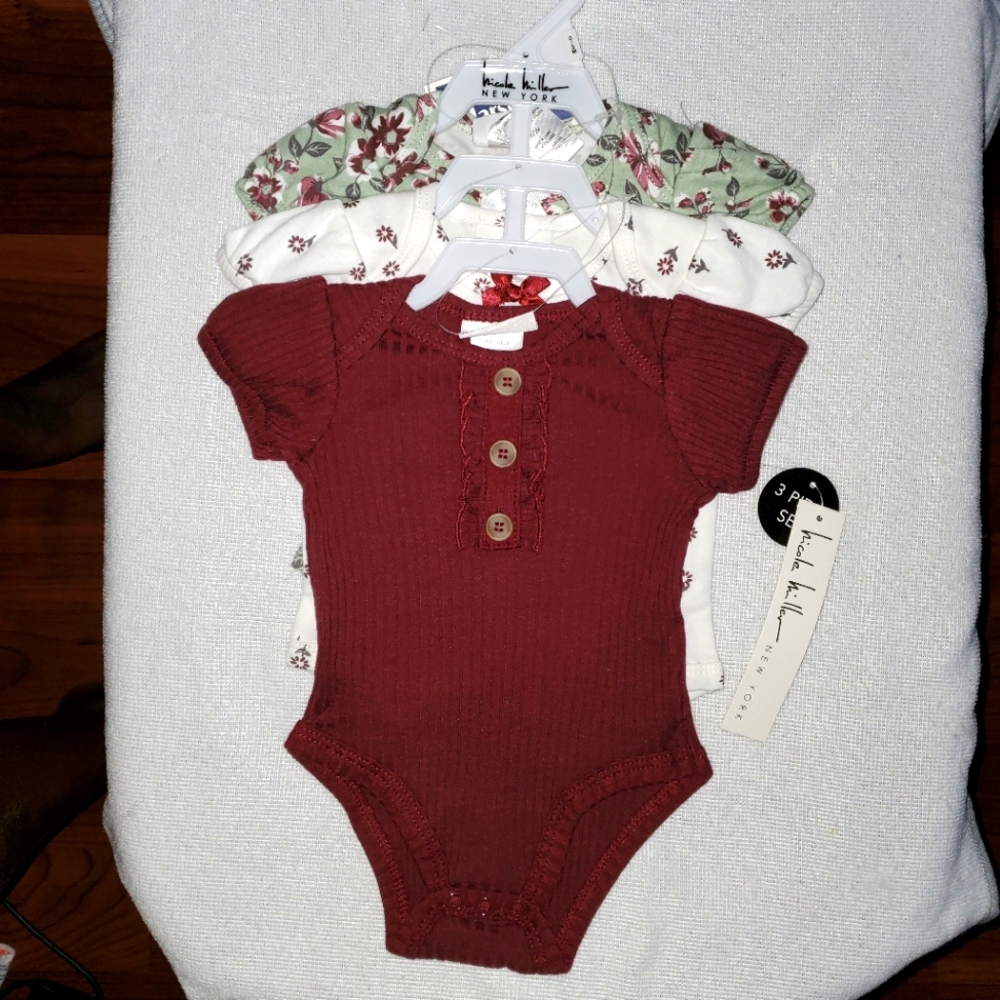 Nicole Miller Baby Girls' Onesies (shades of purple)